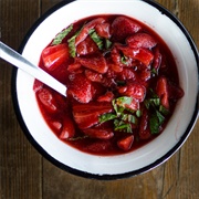 Steamed Strawberries