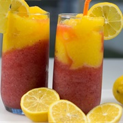 Strawberry Mango Lemonade Slushie