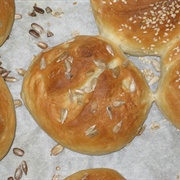 Bread Rolls With Sunflower Seed Topping