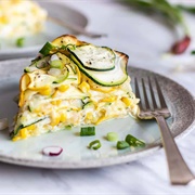 Sweet Corn Zucchini Pie