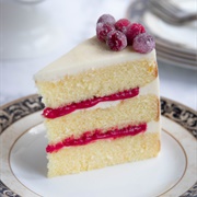 Cranberry Curd Cake