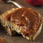 Apple Butter on Barley Toast