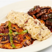 Chicken Madeira and Steak Diane