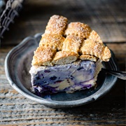Blueberry Ice Cream Pie