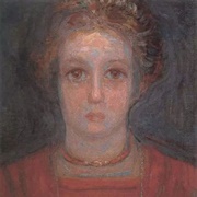 Portrait of a Young Woman in Red, 1908-09 (Piet Mondrian)