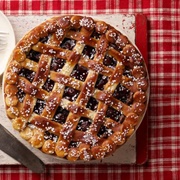 Pretzel-Crust Cherry Chocolate Pie