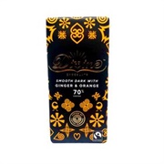 Divine Dark Chocolate With Ginger & Orange 70% Cocoa