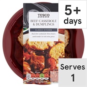 Beef Casserole and Dumplings