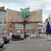Herdenking Wereldoorlog Standbeeld Aalst
