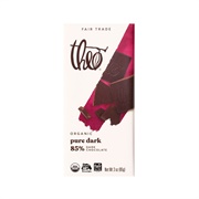 Theo Pure Dark 85% Dark Chocolate