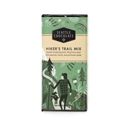 Seattle Chocolate Hiker&#39;s Trail Mix Dark Chocolate Truffle Bar