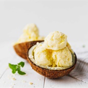 Pineapple Coconut Ice Cream