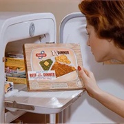 Frozen TV Dinner That Could Be Reheated Only in the Oven