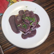 Eggs Poached in Red Wine