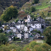 Peasant Houses, Corippo, Switzerland