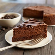 Hershey's Special Dark Chocolate Truffle Brownie Cheesecake