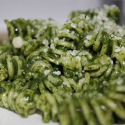 Vegan Spinach Fusilli