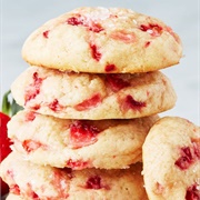 Strawberry Shortbread Cookies
