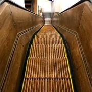 Ride Wooden Escalators at Macy's
