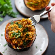 Acorn Squash Lentils