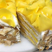 Mango Crepe Cake