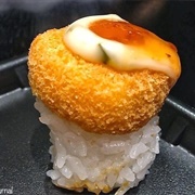 Fried Scallop Sushi