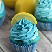 Blueberry Lemonade Cupcake
