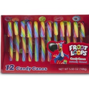 Froot Loops Candy Canes