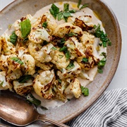 Roasted Cauliflower With Tahini