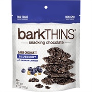 Bark Thins Dark Chocolate Blueberry With Quinoa Crunch