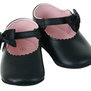 Baby Girl's Black Shoes