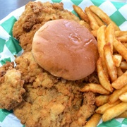 Indiana - Breaded Pork Tenderloin Sandwich
