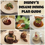 Disney&#39;s Deluxe Dining Plan