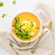 Crema De Elote (Mexican Sweetcorn Soup) in Vienna, Austria