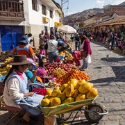 The Produce Markets of the Andes, South America