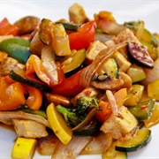 Tofu With Mixed Vegetables