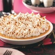 Raspberry Baked Alaska Pie
