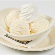 Bowl of Vanilla Ice-Cream