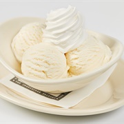 Bowl of Vanilla Ice-Cream