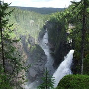Hällingsåfallet Canyon, Sweden