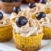 Pumpkin Spice Latte Cheesecake Bites