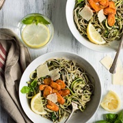Carrot Top Pesto Pasta