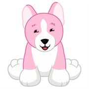 Lil Pink Spring Corgi