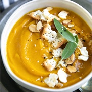 Acorn Squash Onion Soup