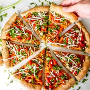Peanut Sauce Pizza