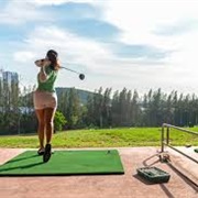 Hit Shots at a Driving Range