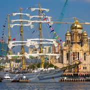 Vladivostok Port & S-56 Submarine, Russia