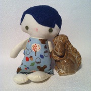 Baby Doll Boy Blue Hair