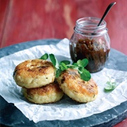 Wild Mushroom and Mozzarella Risotto Cakes