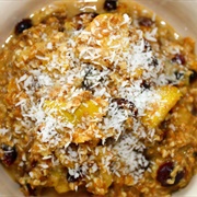 Porridge With Apple and Dried Fruit